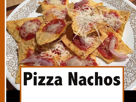 Pizza Nachos | Delicious snack from leftover pizza toppings, step by step tutorial