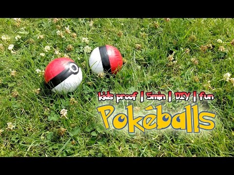 Playing Pok&amp;eacute;mon Live in my garden | DIY Pok&amp;eacute;balls