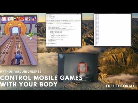 Playing games can be FUN and FIT | ESP32 CAM + PYTHON + ARDUINO