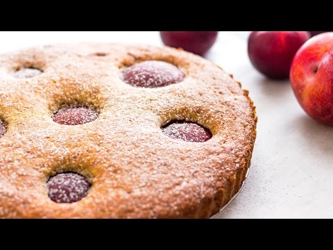 Plum Tart with Ricotta Cheese &amp;amp; Greek Yogurt Recipe | HappyFoods