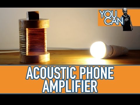 Plywood And Oak Acoustic Phone Amplifier | You Can