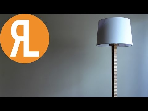 Plywood Inspired Floor Lamp | A Timeless Look