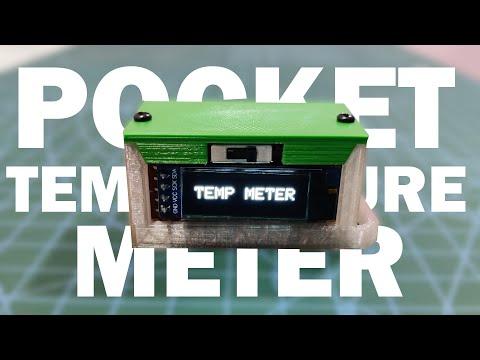 Pocket Temperature and Humidity Meter with AHT10 and ESP32C3 SSD1306