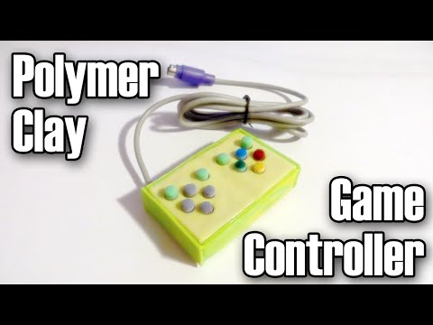 Polymer Clay Mini Game Controller (that actually works!)