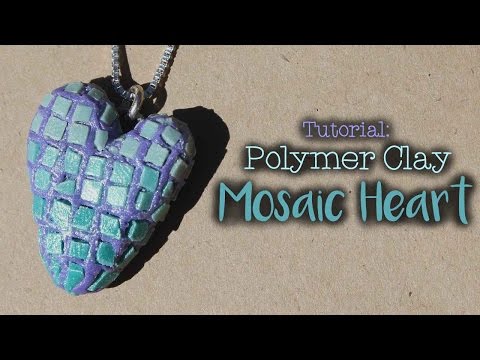 Polymer Clay Mosaic Heart Tutorial