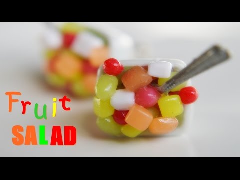 Polymer Clay Scented Fruit Salad Tutorial Polymer clay fruit