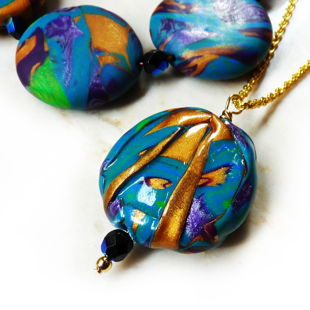 Polymer pendant &amp; beads2.jpg