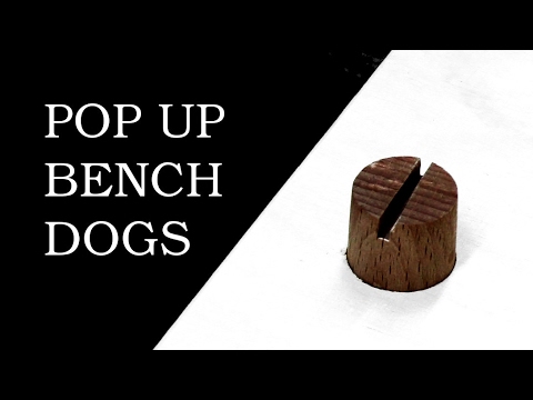 Pop Up Bench Dogs - DIY simple and quick