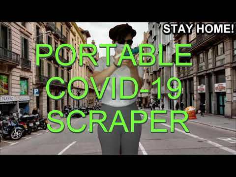 Portable COVID-19 Scraper | Rascador portatil COVID-19