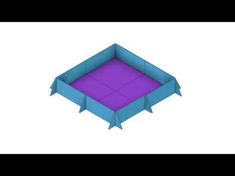 Portable Dice Tray Assembly Animation