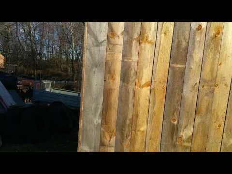 Portable Rough-Sawn  Shed