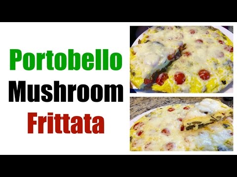 Portobello Mushroom Frittata | Cait Straight Up