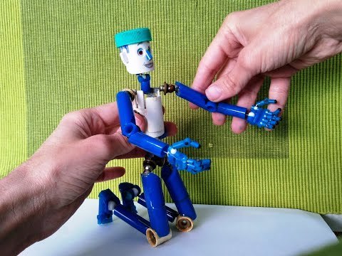 Posing PUBLU- The DIY Posable Puppet - For stop motion animation and Photo-comics