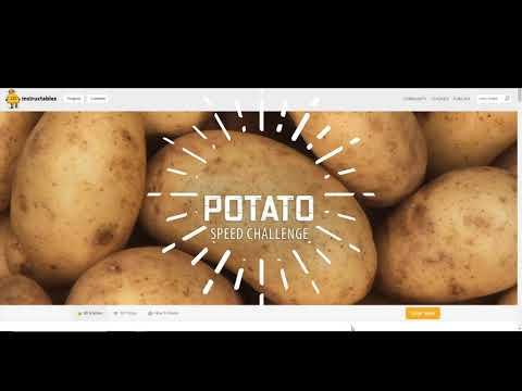 Potato Challenge: 3DP Potato Printer Mould