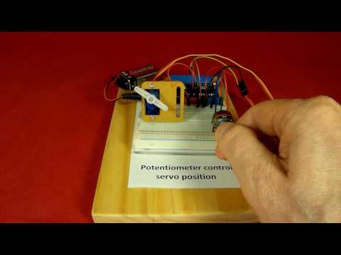 Potentiometer Adjusts Servo Position