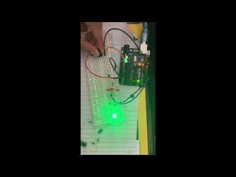 Potentiometer and 3 LEDs