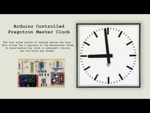 Pragotron Arduino Master Clock Stepping and Chiming