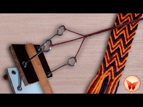 Preparaci&oacute;n de hilos para tejidos wayuu - maquina enrolladora
