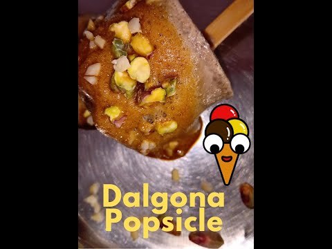 Preparation of Dalgona Kulfi/Popsicle