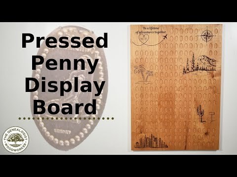 Pressed Penny Display Board | Displaying Disney Smashed Pennies