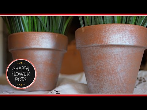 Preval's Maker Minute: Shabby Flower Pots