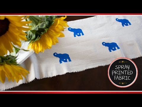 Preval's Maker Minute: Spray Printed Fabric