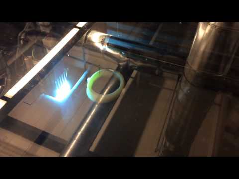 Printing 3M earmuff prototyp on Objet 3D Printer