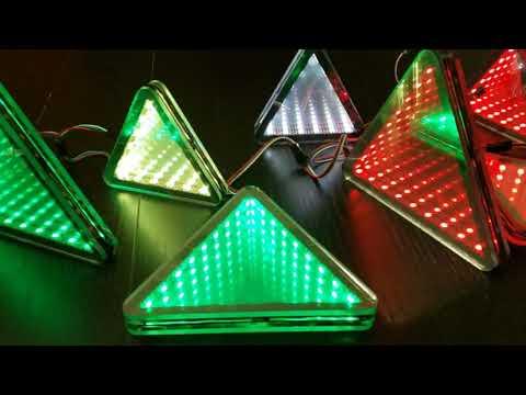 Programmable nanoleaf style Infinity Mirror