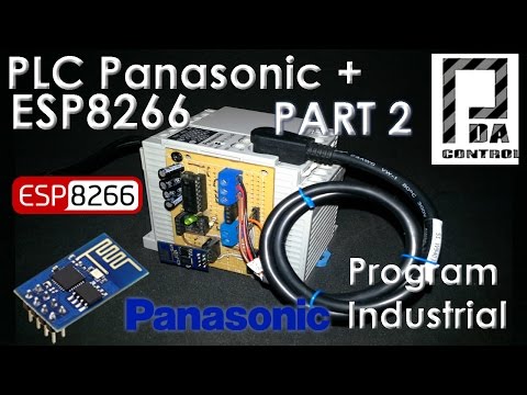 Programming PLC Panasonic Via WLAN with ESP8266   Part 2/2  : PDAControl