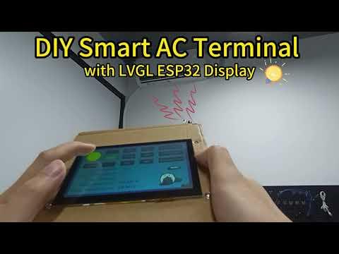 Prototype A Smart Assistant AC Terminal Assistant with Elecrow LVGL ESP32 Display