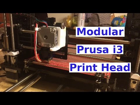 Prusa i3 Modular Print Head Design