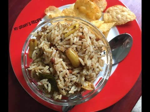 Puliyodharai / Tamarind Rice