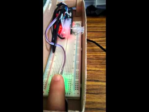 Pulse Sensor with RGB LED indication