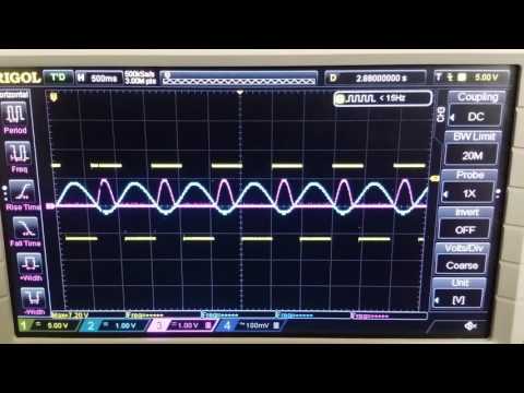 PulseSim - (Dicrotic Notch) Square Wave to Sine Wave Filter with Rectified Sine Wave