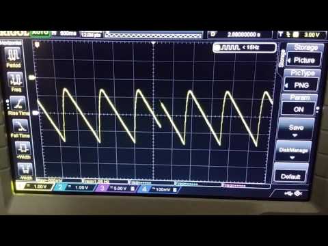 PulseSim - Inverted and Low Pass Filtered Sawtooth