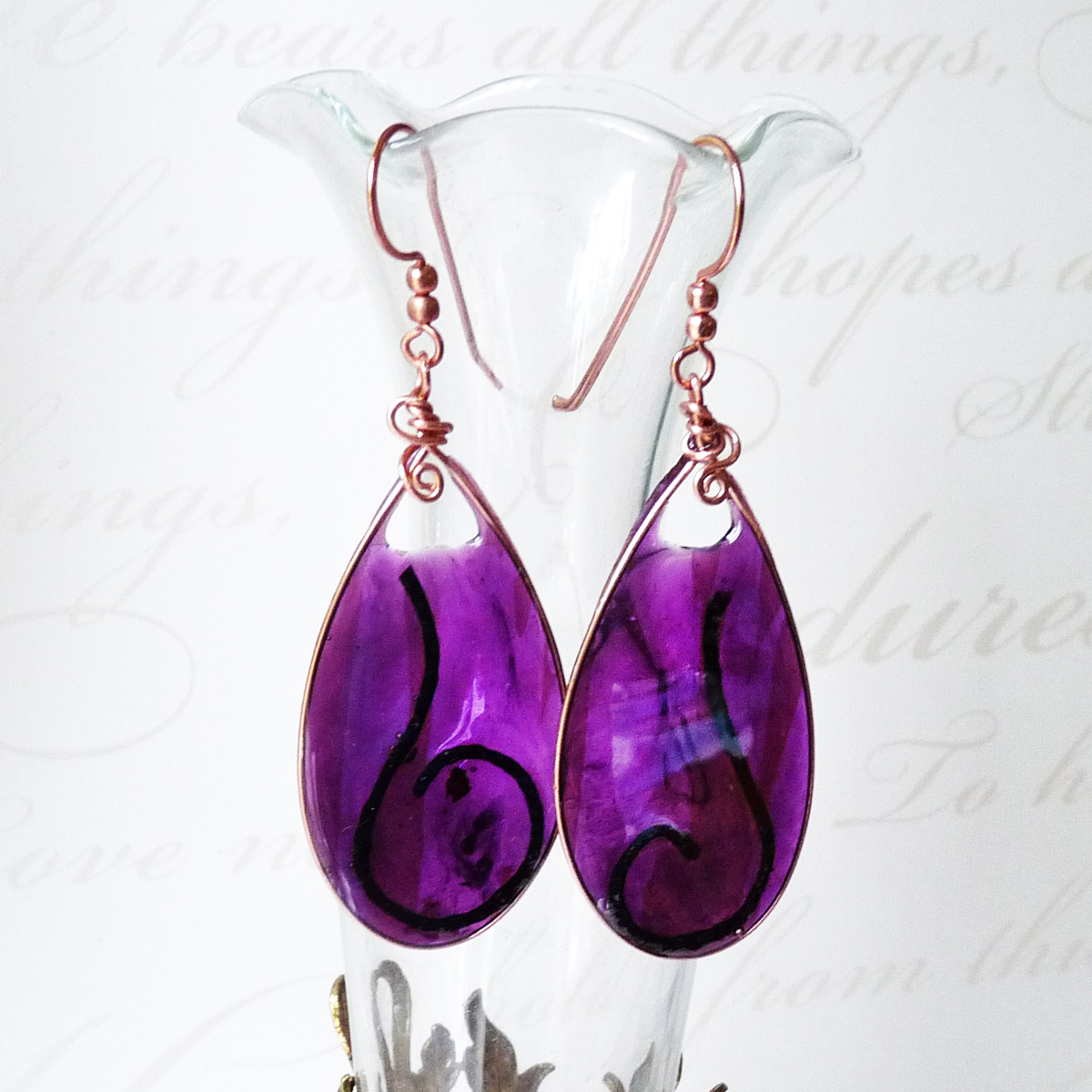 Purple Resin Earrings String2.jpg