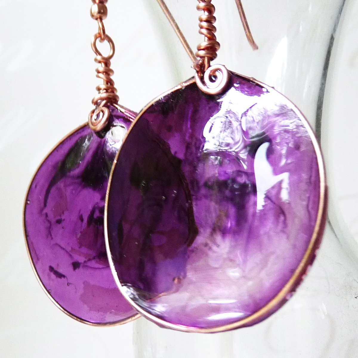 Purple Resin Earrings Wire2.jpg