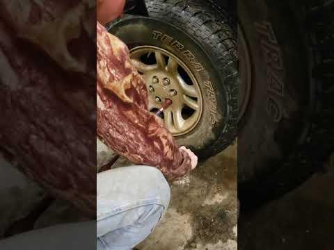 Putting On A Tire