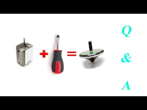 Q&amp;amp;A - How To Make Spinning Top Toy From DC Motor ( DIY Simple &amp;amp; Easy)