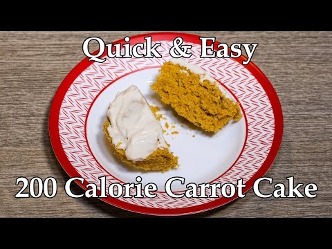 Quick &amp;amp; Easy Low Calorie Carrot Cake - Dessert Recipe # 14