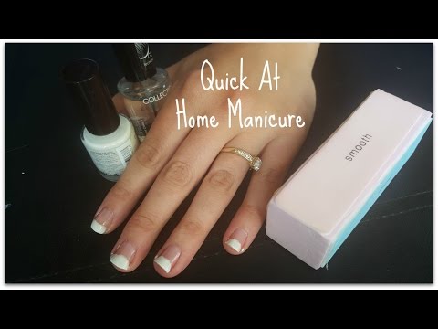 Quick At Home Manicure