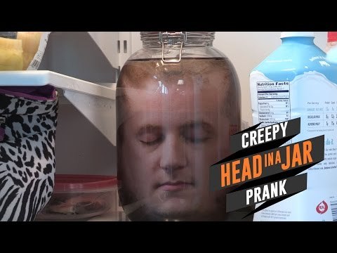 Quick Look: Creepy Head in a Jar Prank