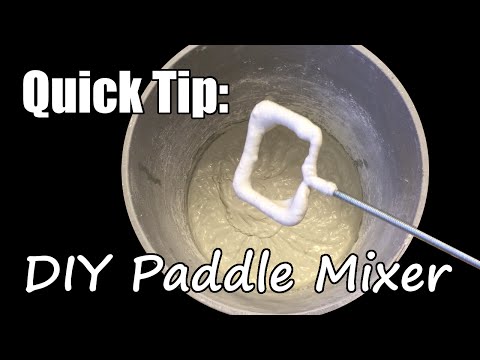 Quick Tip: DIY Paddle Mixer