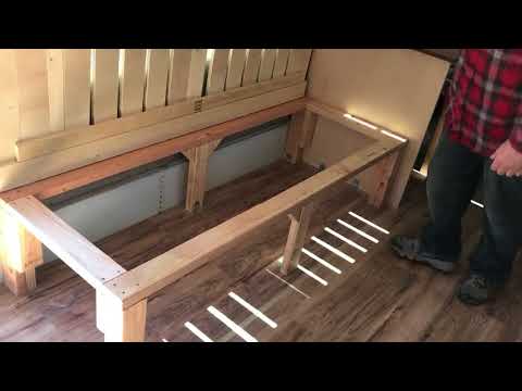 Quick demonstration of our Skoolie bed