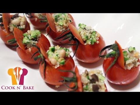 Quinoa Salad Stuffed Tomatoes - Cook n' Bake