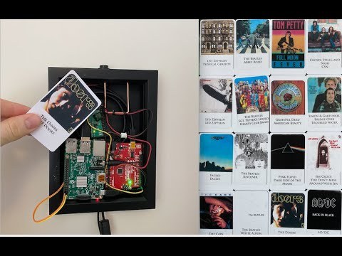 RFID Jukebox with custom album cards