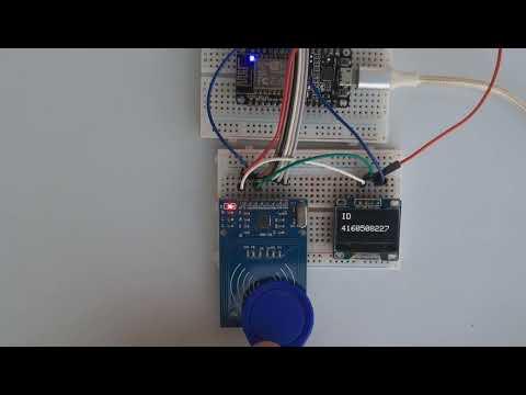 RFID Reader using NodeMcu ESP8266 &amp; Visuino