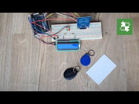 RFID tag/card verification system : Arduino UNO + RFID RC522 + LCD 16x2 I2C // Badge/carte