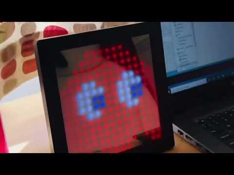 RGB 16x16 LED matrix animation