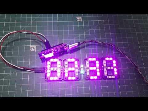 RGB 7 segment clock using ESP8266 || RGB clock homemade || How to make a clock using Arduino